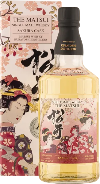 Изображение Виски односолодовый Мацуи Тоттори Сакура каск 3 года Курайоши п/у, 0,7 л