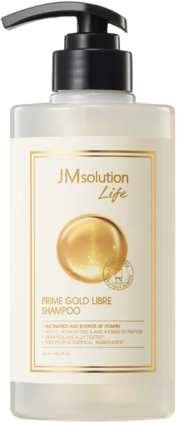 Изображение Шампунь для поврежден волос Джи эм солюшн пептиды и золото блеск Джордж Баллантайн п/у, 500 мл