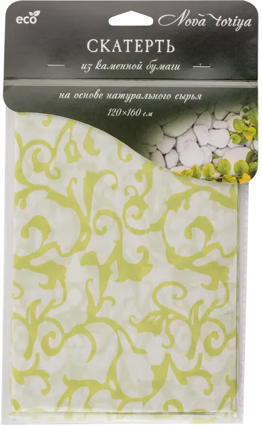Изображение Скатерть 120*160см цветная Новатория из каменной бумаги Новатория м/у, 1 шт