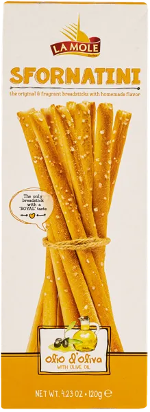 Изображение Сфорнатини Ла Моле из Пьемонта оливковое масло Милан Ф.Ли м/у, 120 г