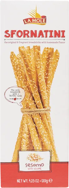 Изображение Сфорнатини Ла Моле из Пьемонта кунжут Милан Ф.Ли м/у, 120 г