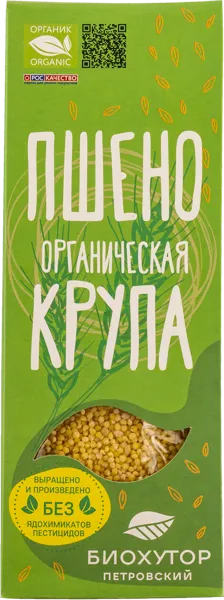 Изображение Крупа пшено Био хутор Петровский Щепетьева ИП к/у, 300 г