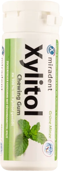 Изображение Резинка жевательная Мирадент ксилитол 100% свежая мята Хагер Веркен п/у, 30 шт