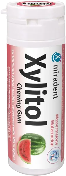 Изображение Резинка жевательная Мирадент ксилитол 100% арбуз Хагер Веркен п/у, 30 шт