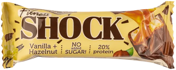 Изображение Батончик протеиновый Фитнес шок хрустящий фундук Фитнес десерты м/у, 50 г