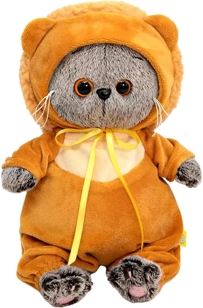 Изображение Мягкая игрушка 20 см Будибаса басик бейби в костюме львенок МПП ООО к/у, 1 шт