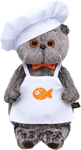 Изображение Мягкая игрушка 25 см Будибаса басик шеф-повар МПП ООО к/у, 1 шт