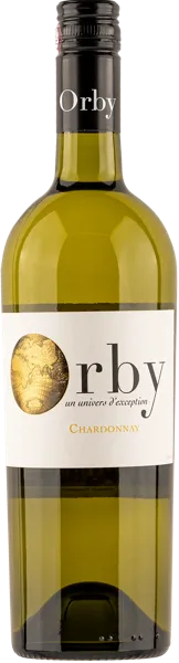 Изображение Вино белое сухое стиль №1 Шардоне Лангедок Орби 2022 Орби с/б, 0,75 л