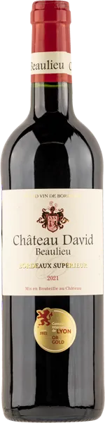 Изображение Вино красное сухое стиль №3 Мерло купаж Бордо Супериор Шато Давид Болье 2022 Шато Давид Болье с/б, 0,75 л