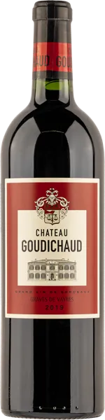 Изображение Вино красное сухое стиль №3 Мерло купаж Грав де Вейр Шато Гудишо 2019 Шато Гудишо с/б, 0,75 л
