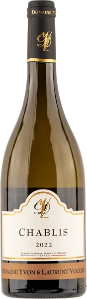 Изображение Вино белое сухое стиль №2 Шардоне Шабли Ивон и Лорент Вокоре 2022 Ивон и Лорент Вокоре с/б, 0,75 л