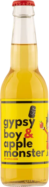 Изображение Сидр яблочный сухой 5,5% н/ф Джипси Бой энд Эпл Монстр Заповедник с/б, 0,33 л