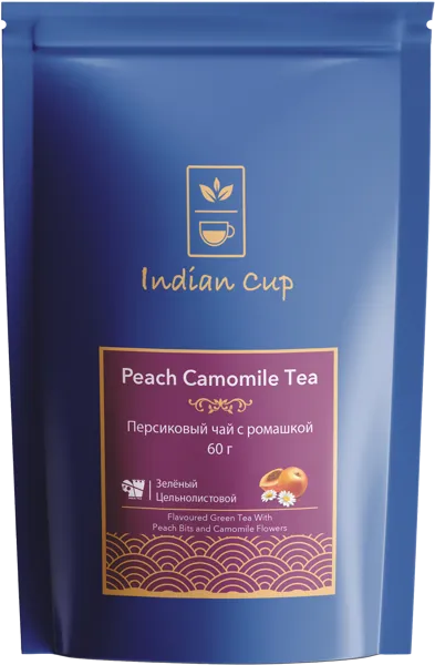 Изображение Чай зеленый Индиан Кап персик ромашка Роли Интернешнл м/у, 60 г