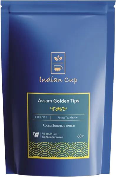 Изображение Чай черный Индиан Кап Ассам золотые типсы Роли Интернешнл м/у, 60 г
