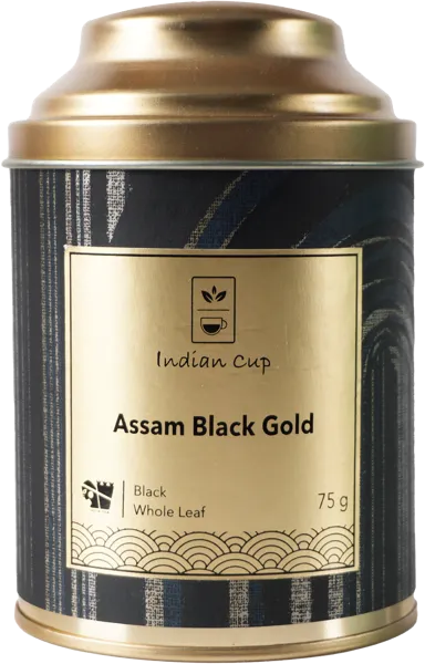 Изображение Чай черный Индиан Кап Ассам черное золото Роли Интернешнл ж/б, 75 г