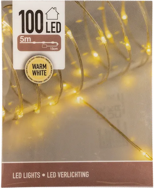 Изображение Электрогирлянда 5м на батарейках Купман 100 холодных ЛЕД ламп Купман Интернэшнл п/у, 1 шт