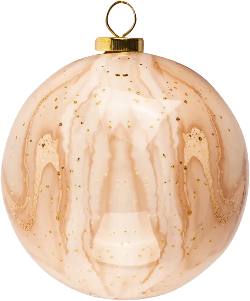 Изображение Шар 7см пластик Купман розовый мрамор Купман Интернэшнл , 1 шт