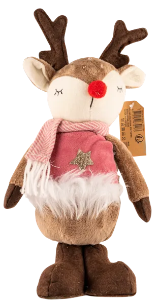 Изображение Фигурка 34см Купман олень с шарфом Купман Интернэшнл , 1 шт