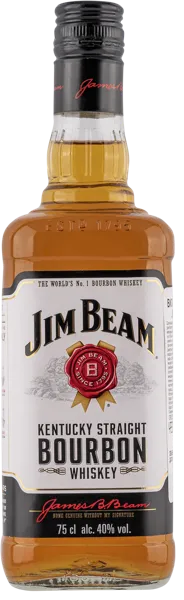 Изображение Виски бурбон Джим Бим белый 4 года Джим Бим с/б, 0,75 л