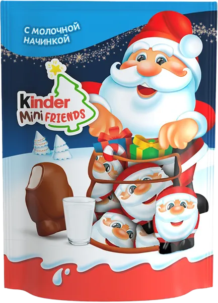 Изображение Конфеты в молочном шоколаде Киндер мини френдс Ферреро м/у, 122 г