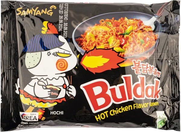 Изображение Лапша быстрого приготовления Самянг Бульдак острая курица Самянг Фудс м/у, 140 г