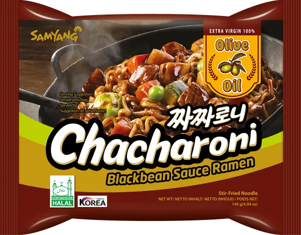 Изображение Лапша быстрого приготовления Самянг Чачарони соус с черными бобами Самянг Фудс м/у, 140 г