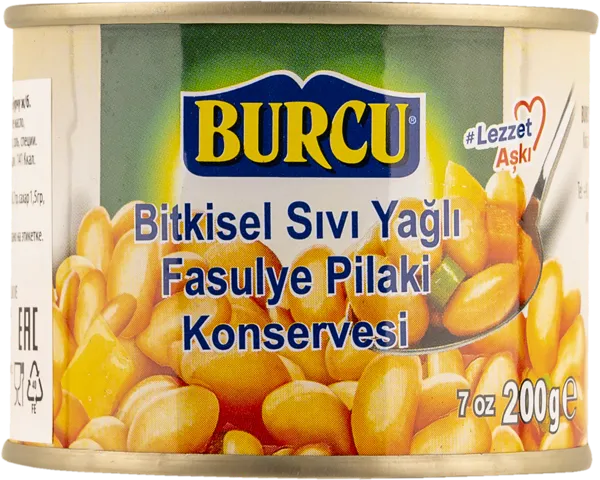 Изображение Фасоль белая Бурджу в томатном соусе Бурджу Гида ж/б, 200 г