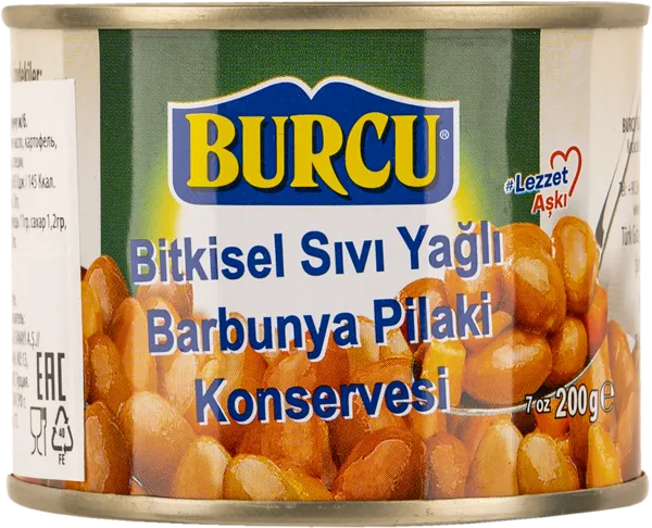 Изображение Фасоль Кидни красная Бурджу в томатном соусе Бурджу Гида ж/б, 200 г