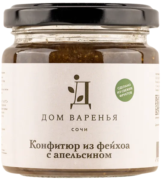 Изображение Конфитюр Дом варенья фейхоа апельсин Дом Варенья с/б, 220 г