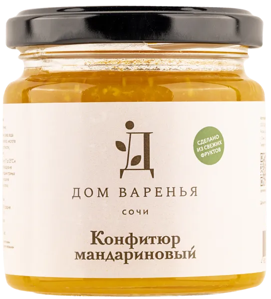 Изображение Конфитюр Дом варенья мандарин Дом Варенья с/б, 210 г