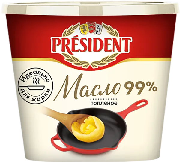 Изображение Масло 99% топленое Президент Ефремовский мк п/б, 200 г
