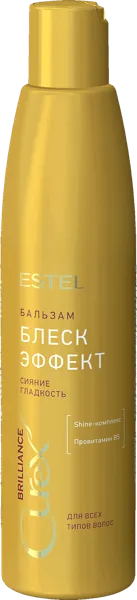 Изображение Бальзам для всех типов волос Эстель кьюрекс блеск-эффект сияние Юникосметик п/у, 250 мл