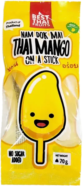 Изображение Фрукт замороженный Бест Тай Фрутс Манго на палочке Бест Тай Фрутс в/у, 70 г