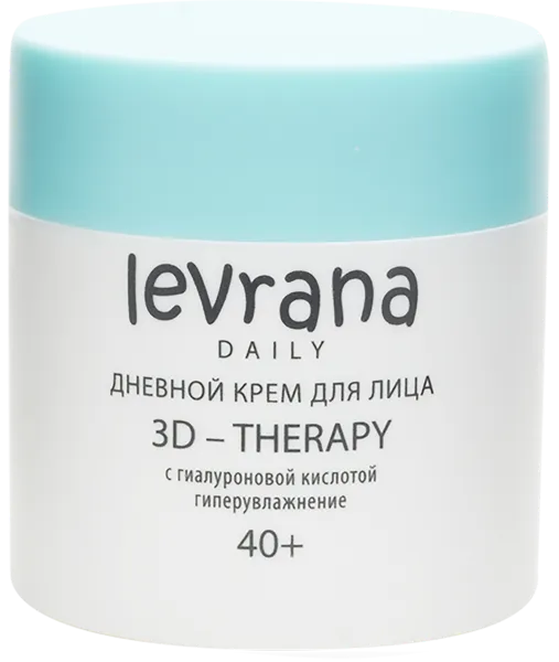 Изображение Крем увлажнение для лица Леврана БИО гиалурон 3д дневной Леврана ООО к/у, 50 мл