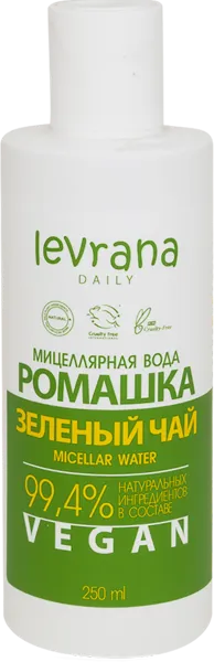 Изображение Мицеллярная вода для лица Леврана БИО чай и ромашка очищение Леврана ООО п/у, 250 мл