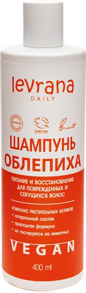 Изображение Бальзам для поврежденн волос Леврана БИО облепиха питающий Леврана ООО п/у, 250 мл