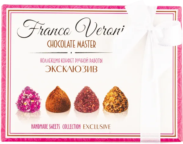 Изображение Конфеты г.Краснодар Франко Верони сундучок розовый шоколадные Звезда Кубани кор, 125 г
