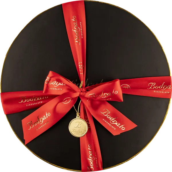 Изображение Конфеты шоколадные Бодрато голд шляпная коробка бодратини пралине Бодрато Чоколато кор, 890 г