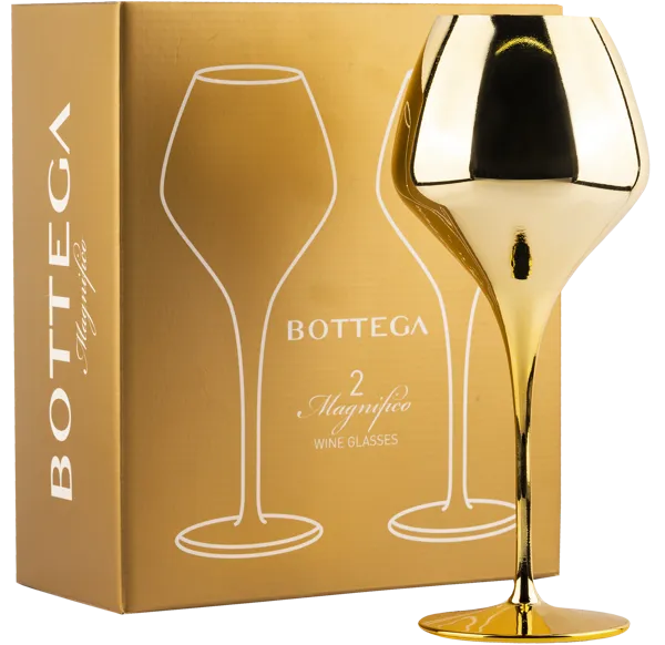 Изображение Бокал 650мл для вина Боттега золотой Боттега к/у, 2 шт