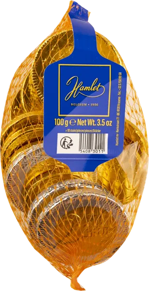 Изображение Шоколад молочный Гамлет монеты Гамлет м/у, 100 г