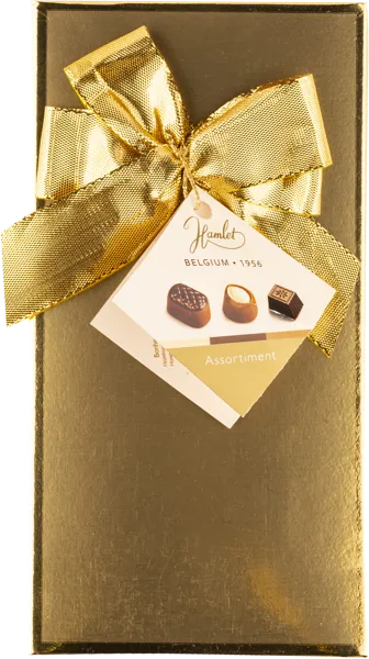Изображение Конфеты шоколадные Гамлет пралине с бантом голд Гамлет кор, 125 г