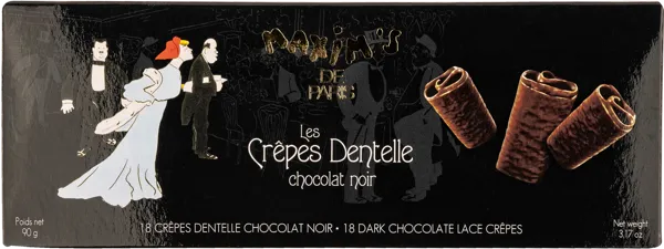 Изображение Крепы в темном шоколаде Максим`с кружевные блинчики Продви дё престиж кор, 90 г