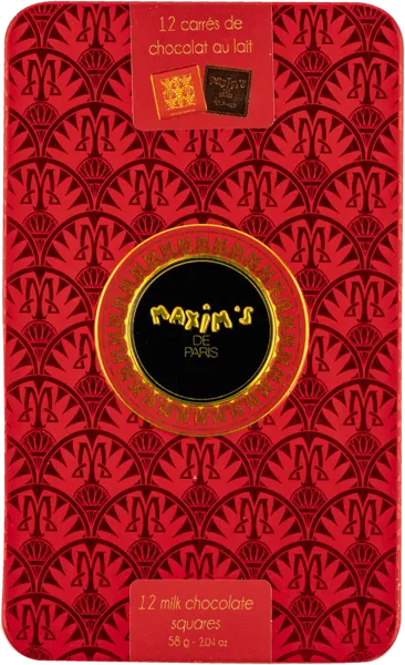 Изображение Шоколад молочный Максим`с коробка карандаш 12 мини плиток Продви дё престиж ж/б, 48 г