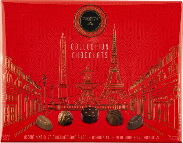 Изображение Конфеты шоколадные Максим`с Париж 20 конфет Продви дё престиж кор, 200 г