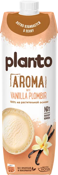 Изображение Напиток соевый Планто 0,7% ванильный пломбир Эйч энд Эн т/п, 1 л
