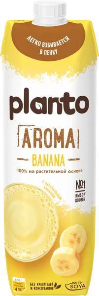 Изображение Напиток соевый Планто 0,7% с бананом Эйч энд Эн т/п, 1 л