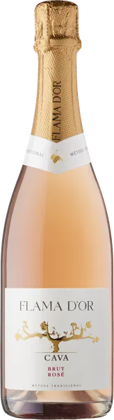 Изображение Вино игристое розовое брют Флама Д Ор кава Кастель д Ор с/б, 0,75 л