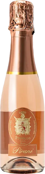 Изображение Вино игристое розовое брют Пирани просекко розе милизимато Пирани с/б, 0,2 л