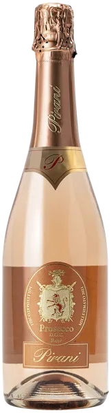 Изображение Вино игристое розовое брют Пирани просекко розе милизимато Пирани с/б, 0,75 л