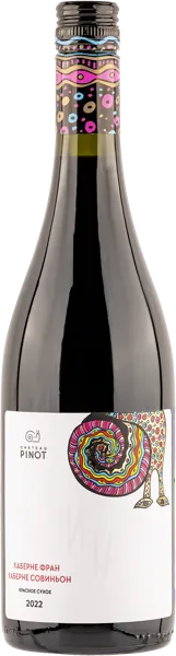 Изображение Вино красное сухое стиль №2 Каберне Фран Каб Сов ЗГУ гравитация Шато Пино с/б, 0,75 л